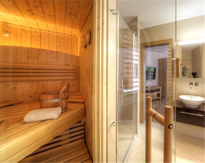 Ferienwohnung Residenz Ambassador B11 Leukerbad Exterior foto