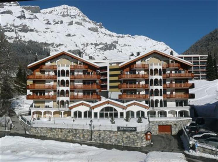 Ferienwohnung Residenz Ambassador B11 Leukerbad Exterior foto