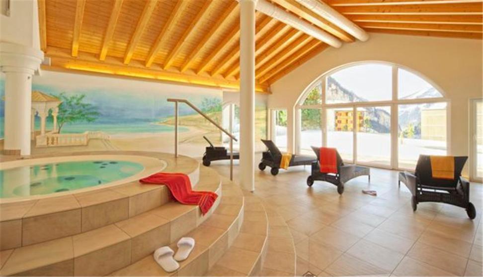 Ferienwohnung Residenz Ambassador B11 Leukerbad Exterior foto