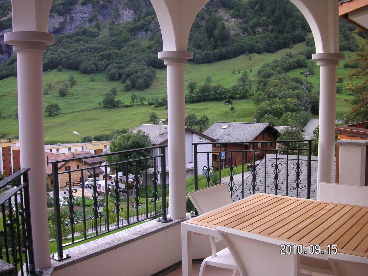 Ferienwohnung Residenz Ambassador B11 Leukerbad Exterior foto